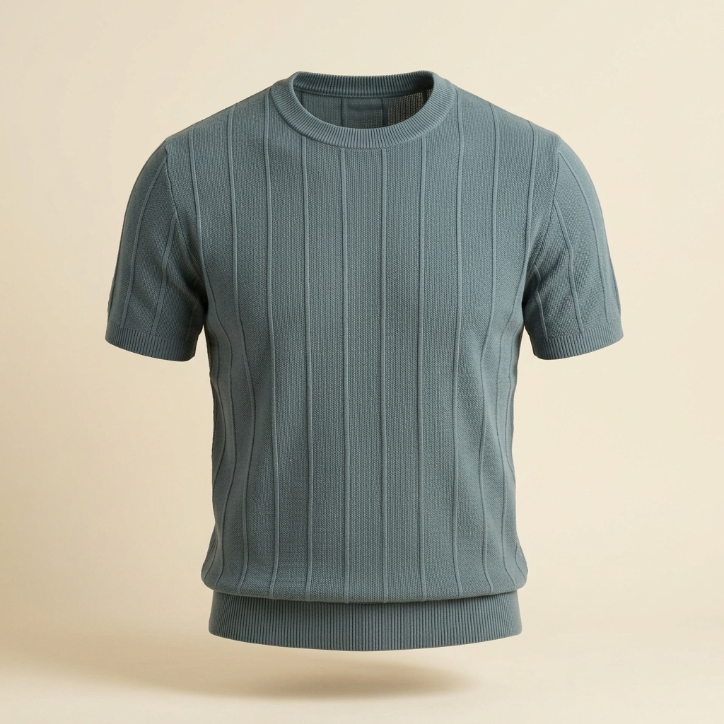 Ribbed Crew Tee