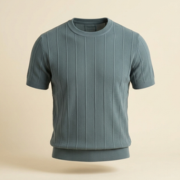 Ribbed Crew Tee