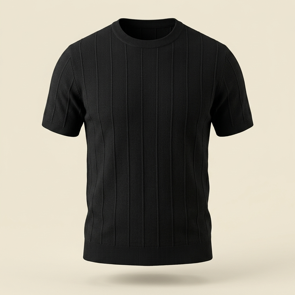 Ribbed Crew Tee