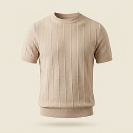 Ribbed Crew Tee