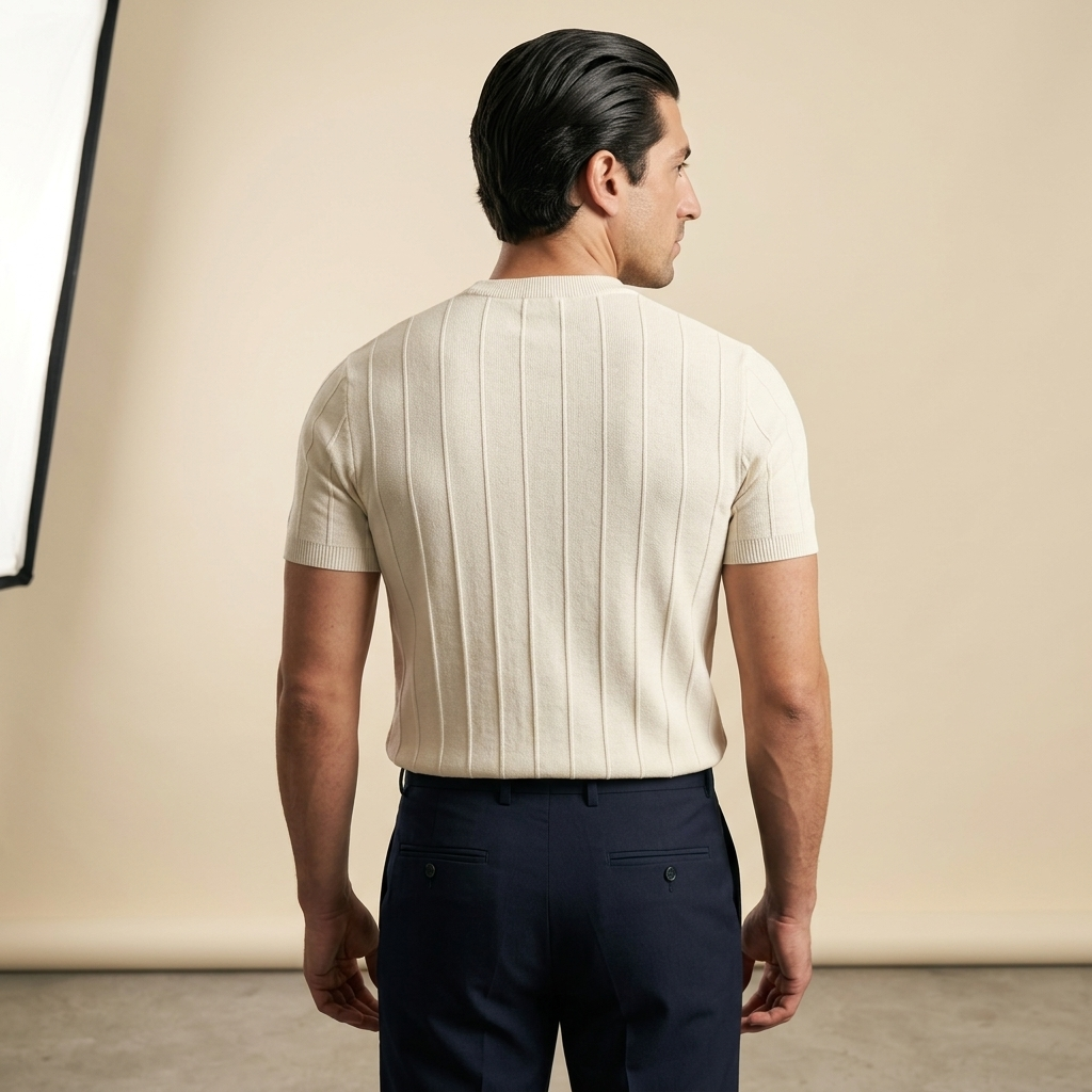 Ribbed Crew Tee