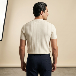 Ribbed Crew Tee